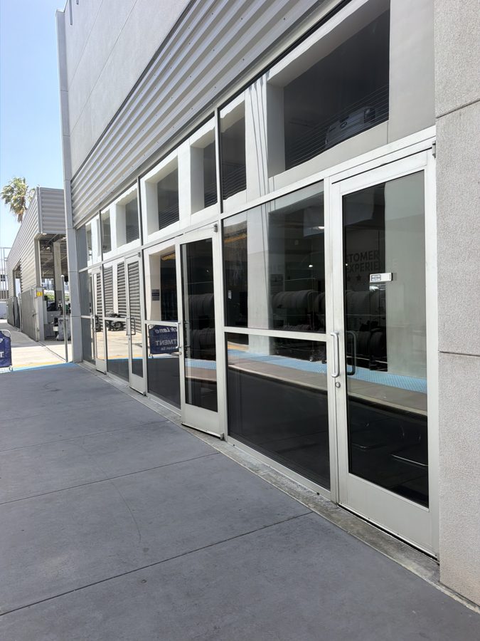 Retail storefront — window film installation, photo 1